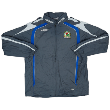 2007-08 Blackburn Rovers Umbro Hooded Rain Jacket - 7/10 - (L)