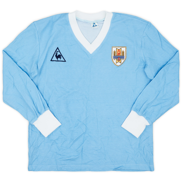1986-90 Uruguay Home L/S Shirt - 8/10 - (S)