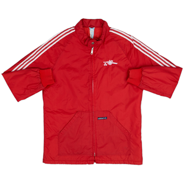 1990-92 Arsenal adidas Hooded Rain Jacket - 8/10 - (L.Boys)