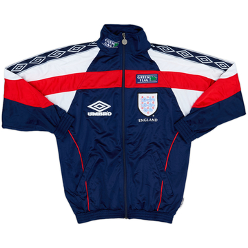 1998-00 England Umbro Track Jacket - 8/10 - (Y)