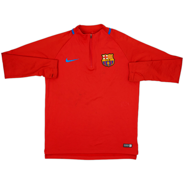 2017-18 Barcelona Nike 1/4 Zip Training Top - 8/10 - (M)