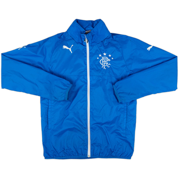 2016-17 Rangers Puma Hooded Rain Jacket - 9/10 - (S)