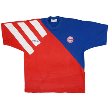 1991-92 Bayern Munich adidas Cotton Tee - 7/10 - (M)
