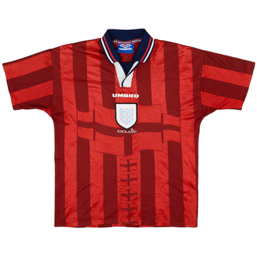 1997-99 England Away Shirt - 8/10 - (XL.Boys)