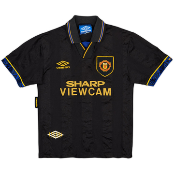 1993-95 Manchester United Away Shirt - 8/10 - (M.Boys)