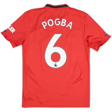2019-20 Manchester United Home Shirt Pogba #6 - 6/10 - (S)