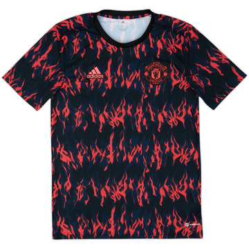 2021-22 Manchester United adidas Training Shirt - 10/10 - (S)