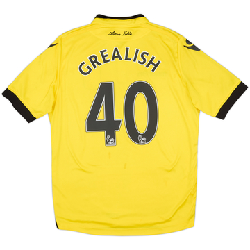 2015-16 Aston Villa Away Shirt Grealish #40 - 7/10 - (M)