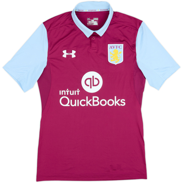 2016-17 Aston Villa Home Shirt - 8/10 - (M)