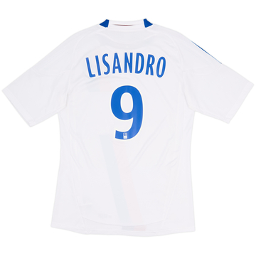 2010-11 Lyon Home Shirt Lisandro #9 - 9/10 - (S)
