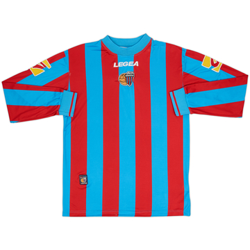 2008-10 Catania Home L/S Shirt - 8/10 - (L)