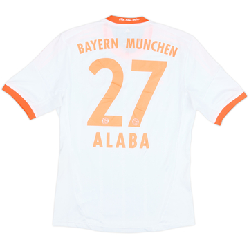 2012-13 Bayern Munich Away Shirt Alaba #27 - 7/10 - (S)