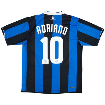 2006-07 Inter Milan Home Shirt Adriano #10 - 8/10 - (L)