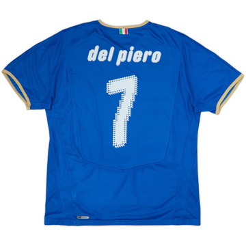 2007-08 Italy Home Shirt Del Piero #7 - 5/10 - (L)