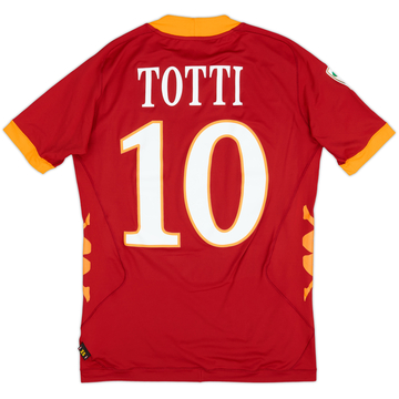 2011-12 Roma Home Shirt Totti #10 - 6/10 - (XS)
