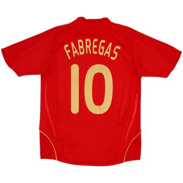 2007-09 España Local Camiseta Fabregas #10 - 8/10 - (M)