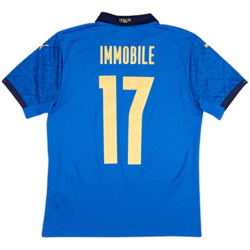 2020-21 Italy Home Shirt Immobile #17 - 9/10 - (M)