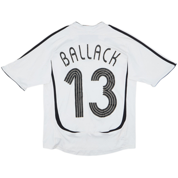 2005-07 Germany Home Shirt Ballack #13 - 6/10 - (L.Boys)