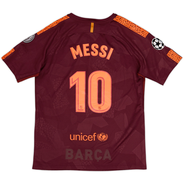 2017-18 Barcelona Third Shirt Messi #10 - 6/10 - (XL.Boys)