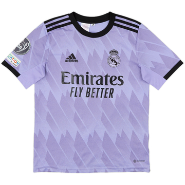 2022-23 Real Madrid Away Shirt - 8/10 - (XL.Boys)