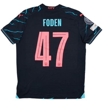 2023-24 Manchester City Third Shirt Foden #47 - 7/10 - (XL.Boys)