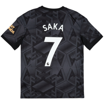 2022-23 Arsenal Away Shirt Saka #7 - 8/10 - (XL.Boys)