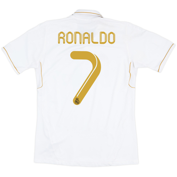 2011-12 Real Madrid Home Shirt Ronaldo #7 - 6/10 - (XL.Boys)