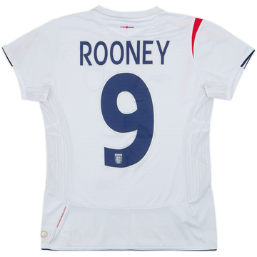 2005-07 England Home Shirt Rooney #9 - 5/10 - (Women's S)