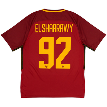 2016-17 Roma Home Shirt El Shaarawy #92 - 9/10 - (M)