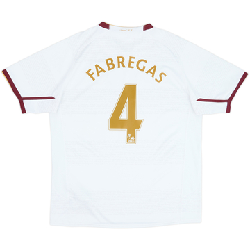 2007-08 Arsenal Away Shirt Fabregas #4 - 6/10 - (L)