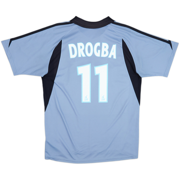 Camiseta de la tercera equipación del Olympique Marseille 2003-04 Drogba #11 - 8/10 - (M)