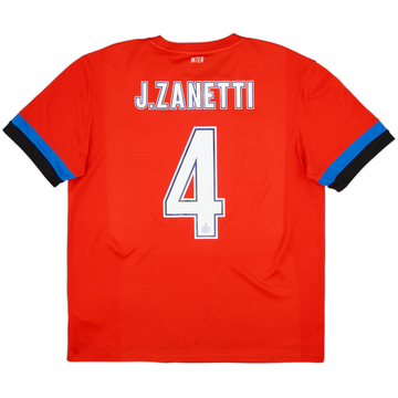 2012-13 Inter Milan Basic Away Shirt J. Zanetti #4 - 7/10 - (L)