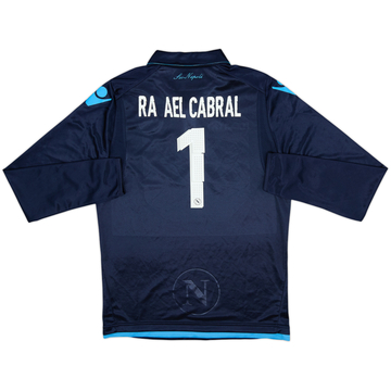 2014-15 Napoli GK Shirt Rafael Cabral #1 - 5/10 - (S)