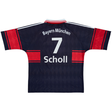 1997-99 Bayern Munich Home Shirt Scholl #7 - 8/10 - (XL)