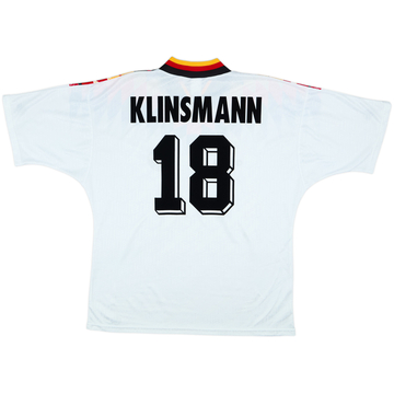 1994-96 Germany Home Shirt Klinsmann #18 - 8/10 - (XL)