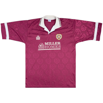 1991-92 Hearts Home Shirt - 8/10 - (L)
