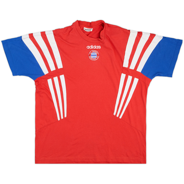 1995-97 Bayern Munich adidas Cotton Tee - 9/10 - (XL)