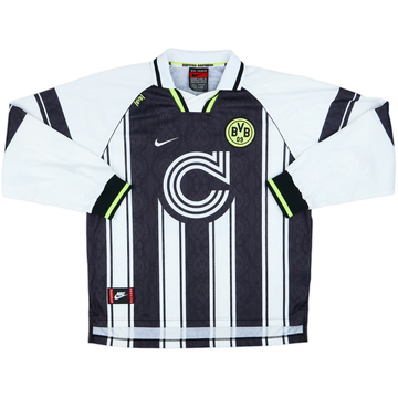 1996-97 Borussia Dortmund European Away L/S Shirt - 8/10 - (XL)