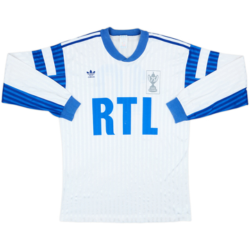 1991-92 Coupe de France Home L/S Shirt #10 - 6/10 - (L)