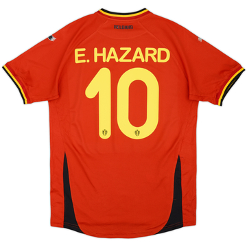 2014-15 Belgium Home Shirt E.Hazard #10 - 5/10 - (L)