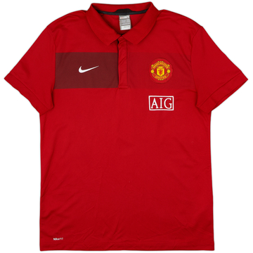 2009-10 Manchester United Nike Polo Shirt - 10/10 - (L)