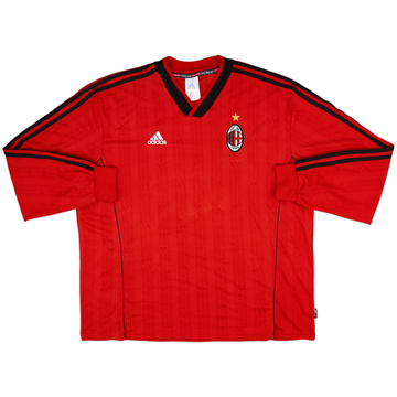 1999-00 AC Milan adidas Training L/S Shirt - 9/10 - (XL)