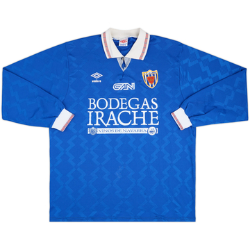 1992-93 C.D Izarra Match Issue Home L/S Shirt #8