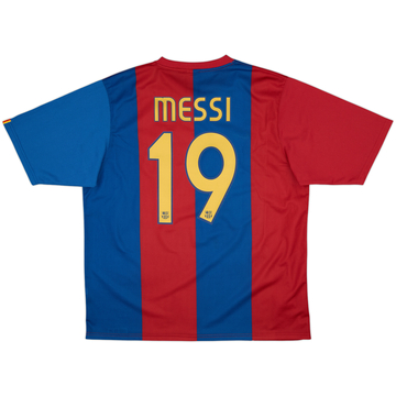 2006-07 Barcelona Basic Home Shirt Messi #19 - 8/10 - (XL)