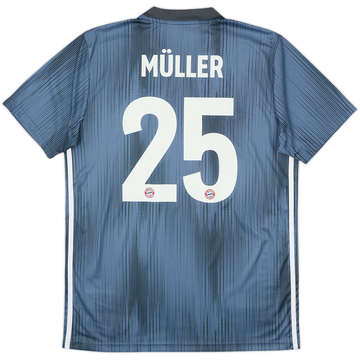 2018-19 Bayern Munich Third Shirt Muller #25 - 10/10 - (M)