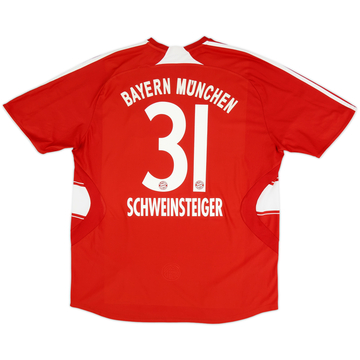2007-08 Bayern Munich Home Shirt Schweinsteiger #31 - 6/10 - (XL)