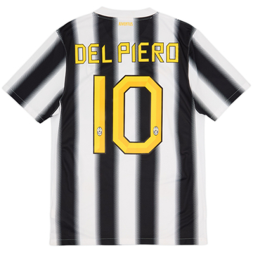 2011-12 Juventus Home Shirt Del Piero #10 - 7/10 - (S)