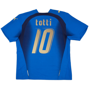 2006 Italy Home Shirt Totti #10 - 7/10 - (L)