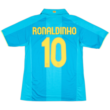 2007-09 Barcelona Player Issue Away Shirt Ronaldinho #10 - 10/10 - (M)