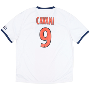 2013-14 Paris Saint-Germain Away Shirt Cavani #9 - 7/10 - (XL)